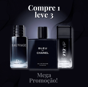 Kit 3 Perfumes Importados